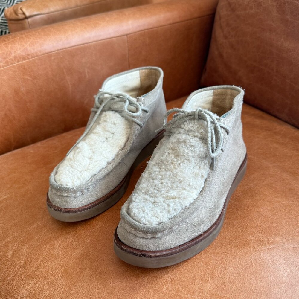 The Great Trooper Shoe Shearling Women's 6.5 Wallabee